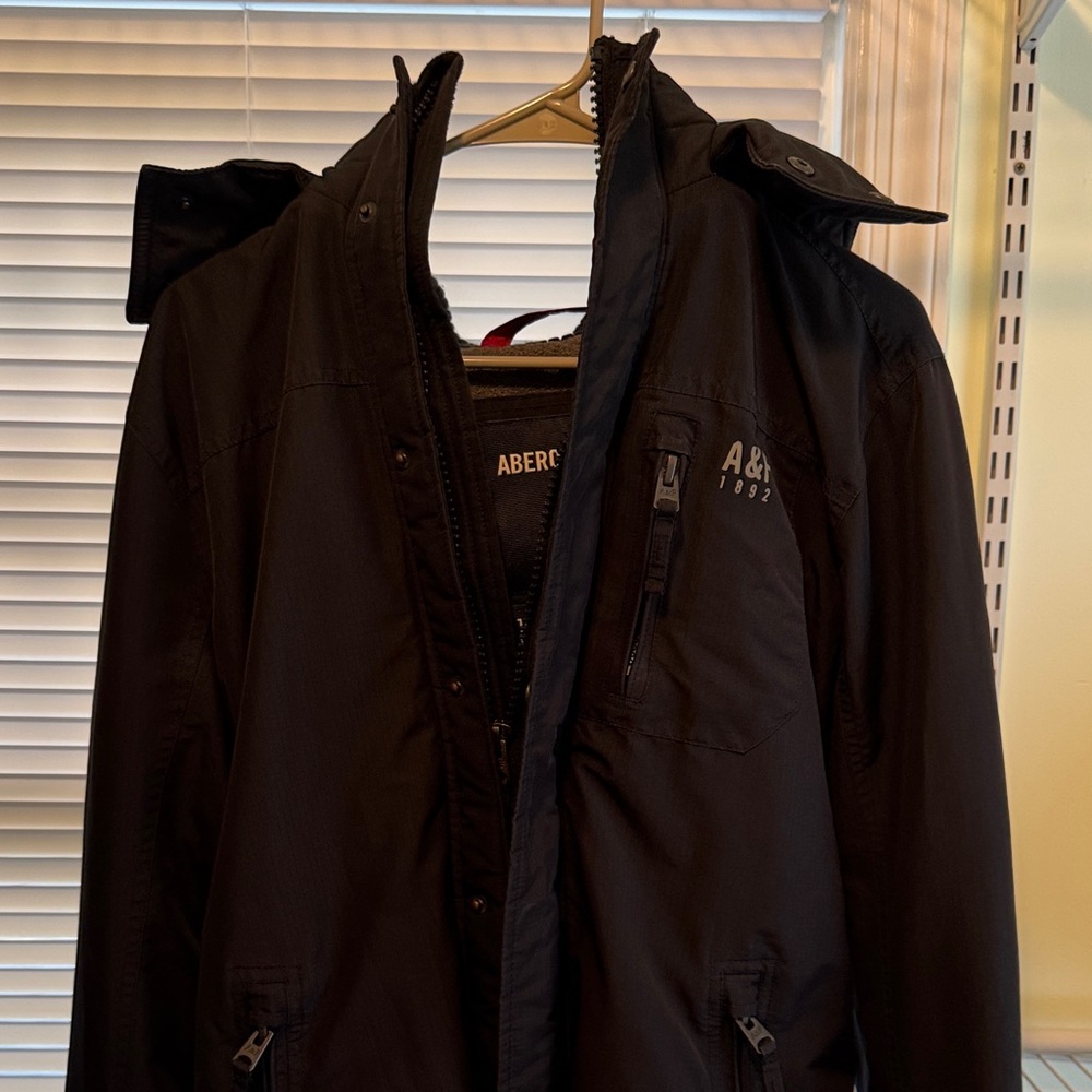 Abercrombie & Fitch Dark Gray Performance Jacket